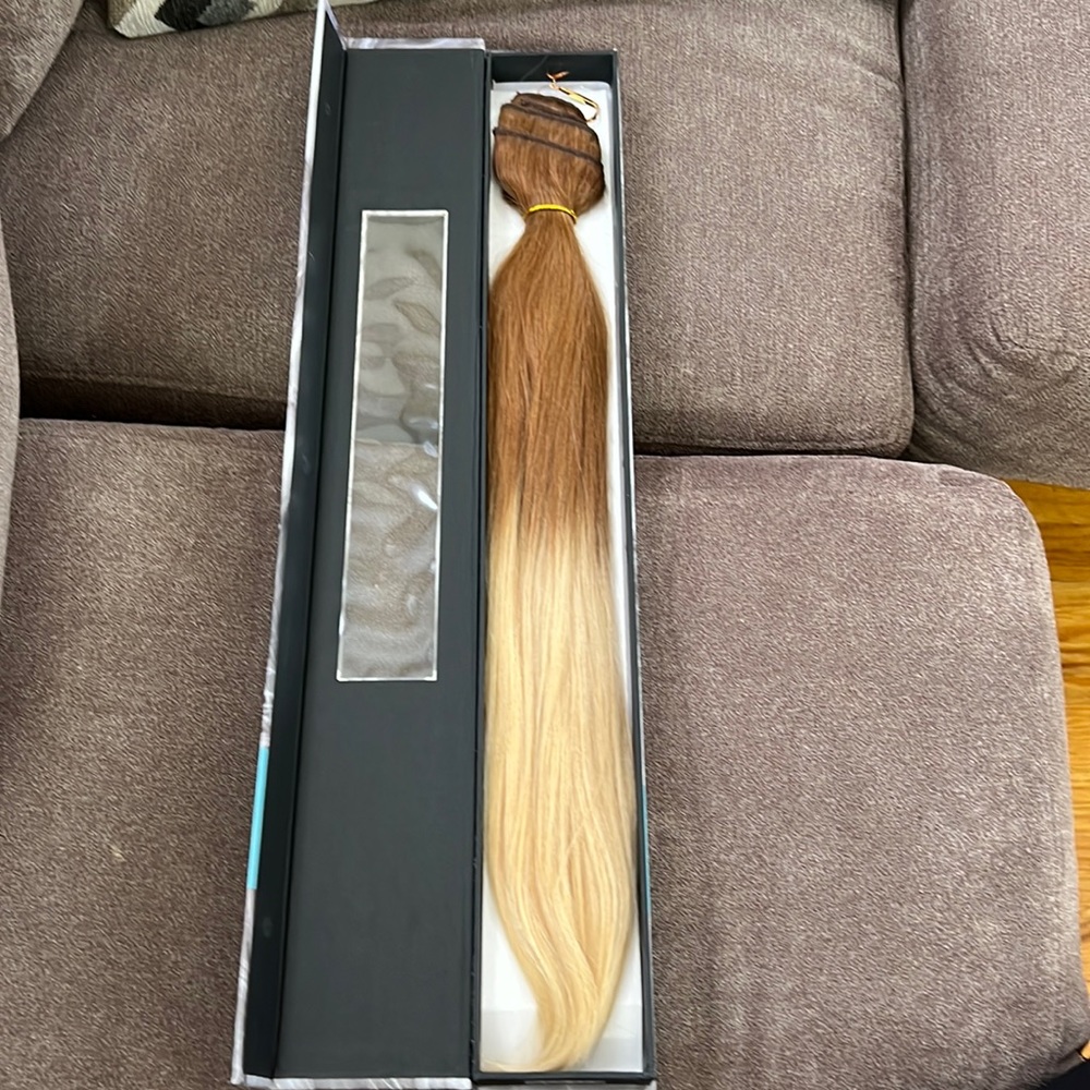 NEW 20” BTB Ombré clip human hair extensions